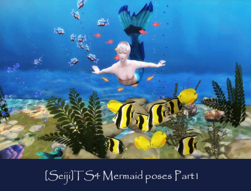 Mermaid Poses Part1 (In game) By Seiji