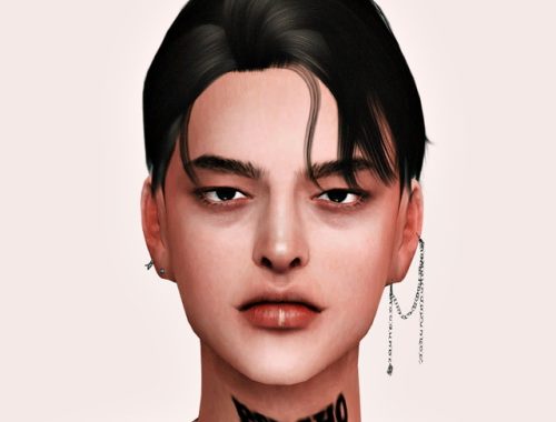Metal ring piercing at Lemon Sims 4