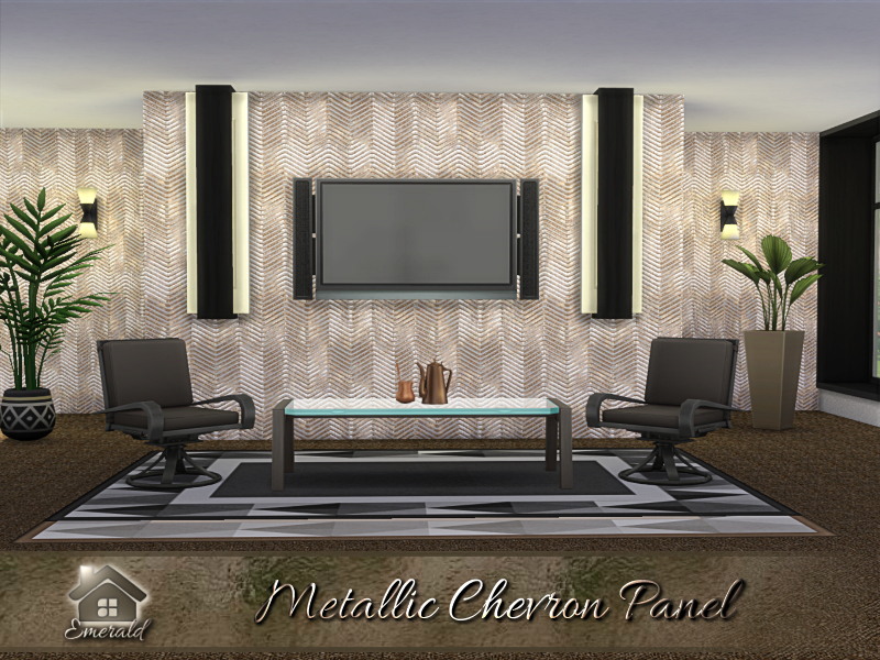 Metallic Chevron Panel - Image 2