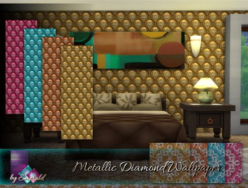Metallic Diamond Wallpaper