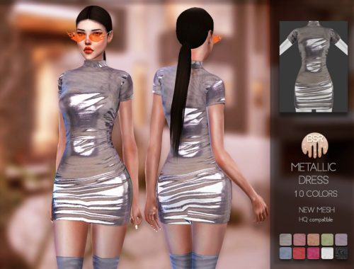 Metallic Dress BD157