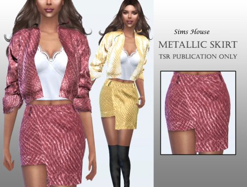 Metallic Skirt