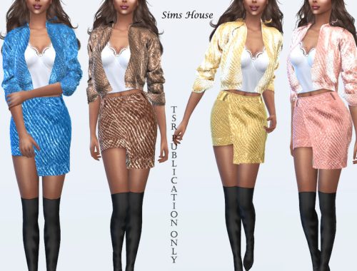 Metallic Skirt