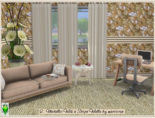 Metallic With a Stripe Walls_marcorse.