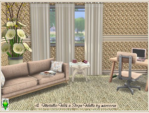 Metallic With a Stripe Walls_marcorse.