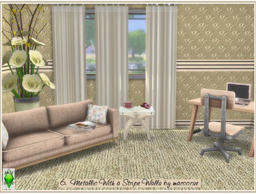 Metallic With a Stripe Walls_marcorse.