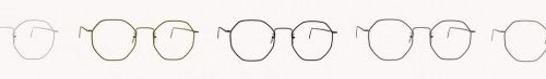 M&FM vintage glasses at Bedisfull – iridescent