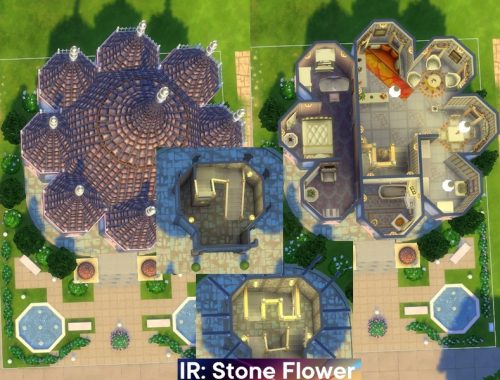 Micro Castle Stone Flower