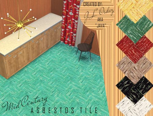 Mid Century Asbestos Tile