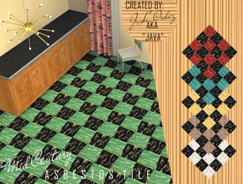 Mid Century Asbestos Tile