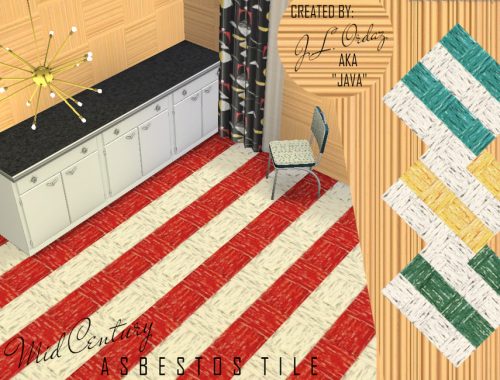 Mid Century Asbestos Tile