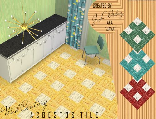 Mid Century Asbestos Tile