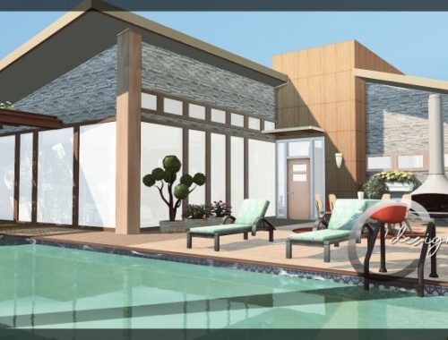 Mid-Century home by Praline at Cross Design