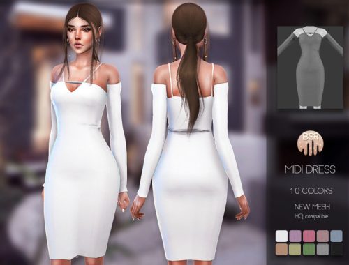 Midi Dress BD155