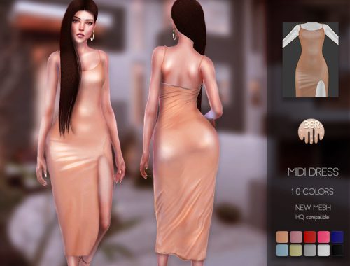 Midi Dress BD86