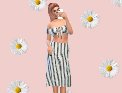 Midi skirt (summer set)