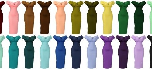 Midid cocktail dress at LazyEyelids