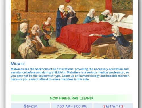 Midwife Career mod by sokkarang