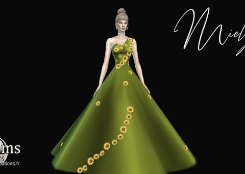 Mielya fleur dress at Jomsims Creations