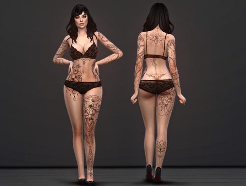 Mignonette | Full body tattoo