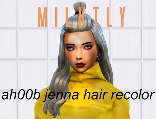 [milktly recolor] ah00b jenna hair- mesh needed