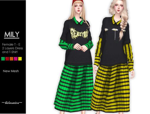 MILY - T-shirt Midi Dress