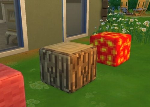 Minecraft Block Pouf by jessiuss