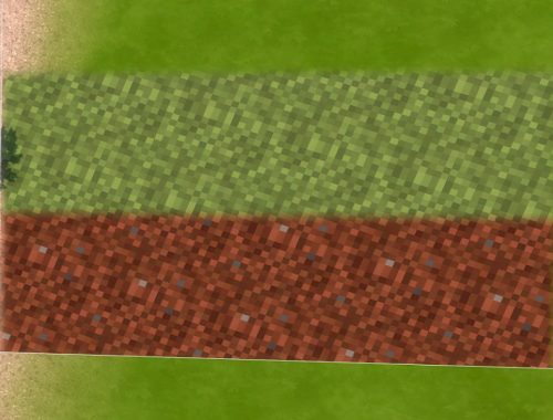 Minecraft Dirt and Grass - Terrain Paints
