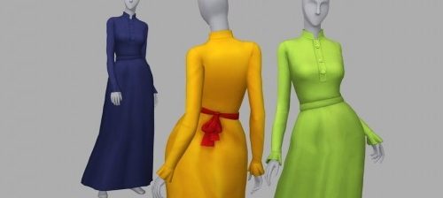 MINERVA DRESS at Candy Sims 4