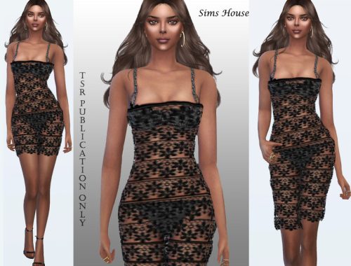 Mini and medium length lace dress