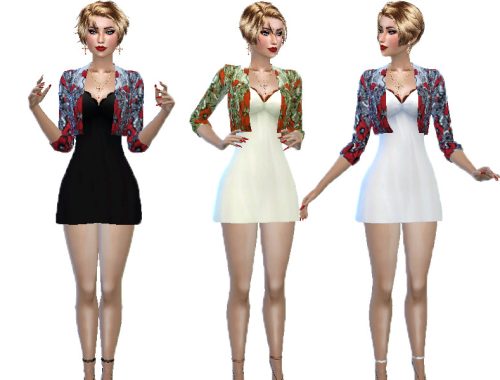Mini dress with jacket (Base game)