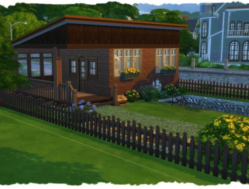 Mini house garden lover by Chalipo at All 4 Sims