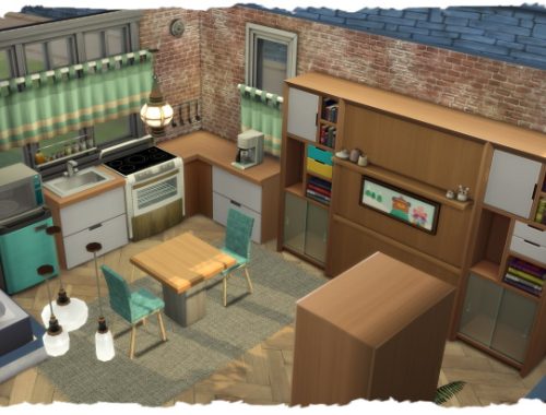 Mini house garden lover by Chalipo at All 4 Sims