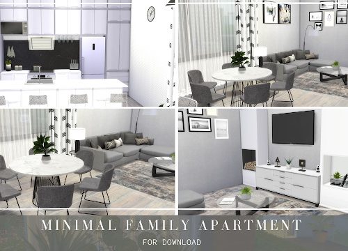 MINIMAL FAMILY APARTMENT at Dinha Gamer