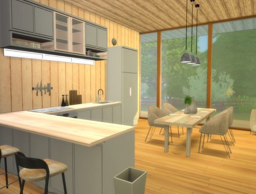 Minimalistic Scandinavian Cabin
