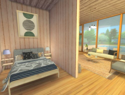Minimalistic Scandinavian Cabin