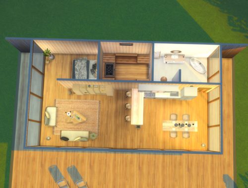 Minimalistic Scandinavian Cabin