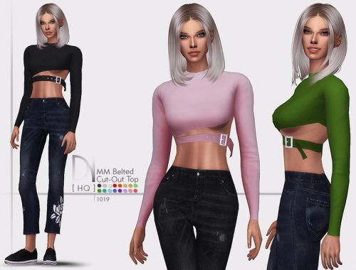 MM Belted Cut-Out Top