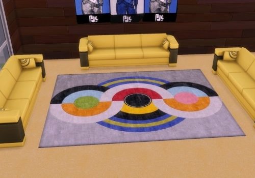 Modern 3×4 Designer Rug by AdonisPluto at Mod The Sims