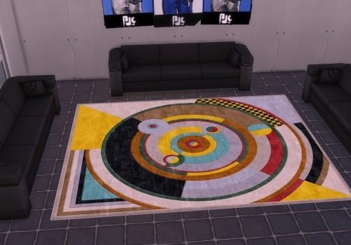 Modern 3×4 Designer Rug by AdonisPluto at Mod The Sims