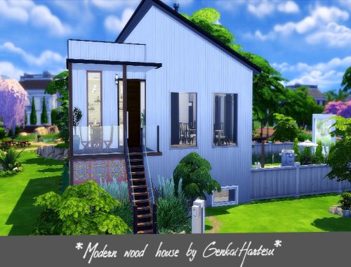 Modern and wood