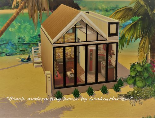 Modern beach house