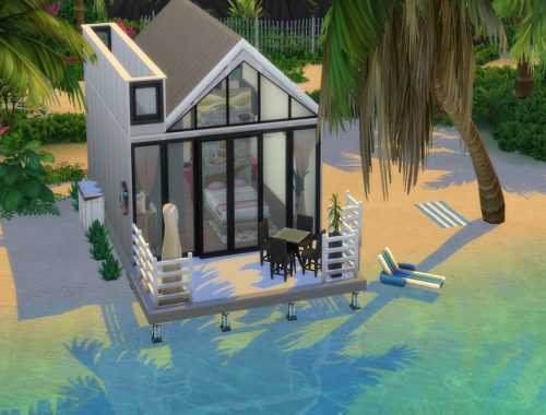 Modern beach house