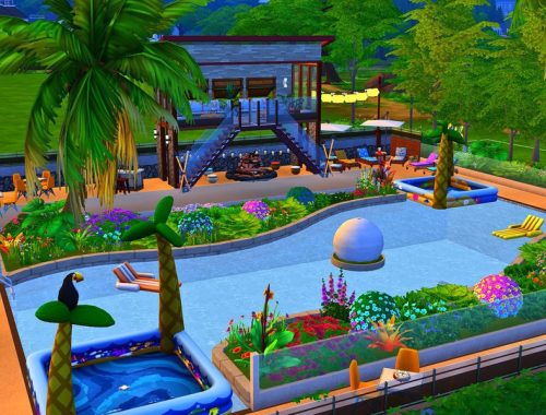 Modern Beach Pool