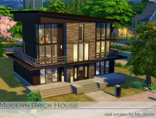 Modern Brick House