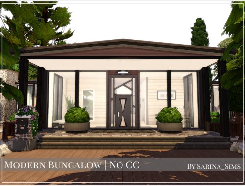 Modern Bungalow - No CC