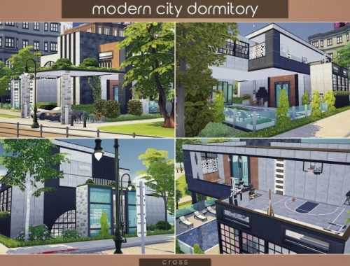Modern City Dormitory at Cross Design