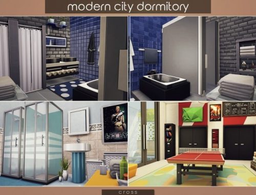 Modern City Dormitory at Cross Design