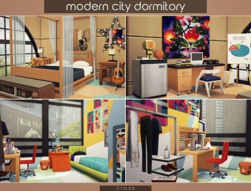 Modern City Dormitory at Cross Design