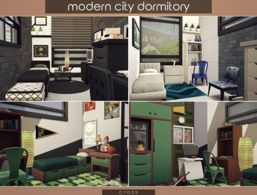 Modern City Dormitory at Cross Design